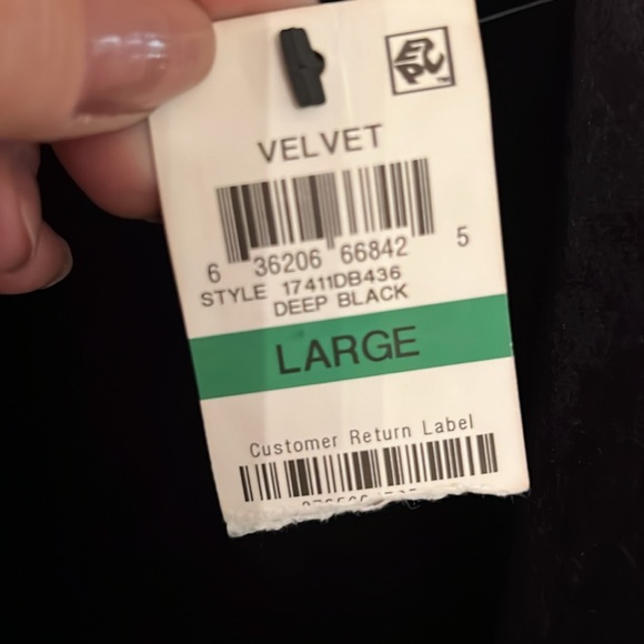 ALFANI VELVET JACKET - Picture 7 of 11